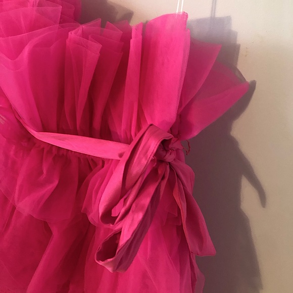 Pink Ruffle Dress - Picture 1 of 6